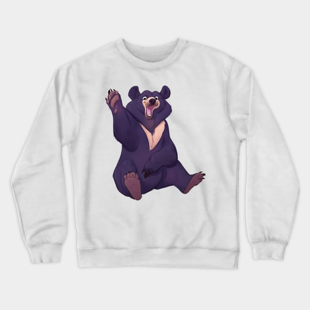 Moon bear Crewneck Sweatshirt by PaulaBS